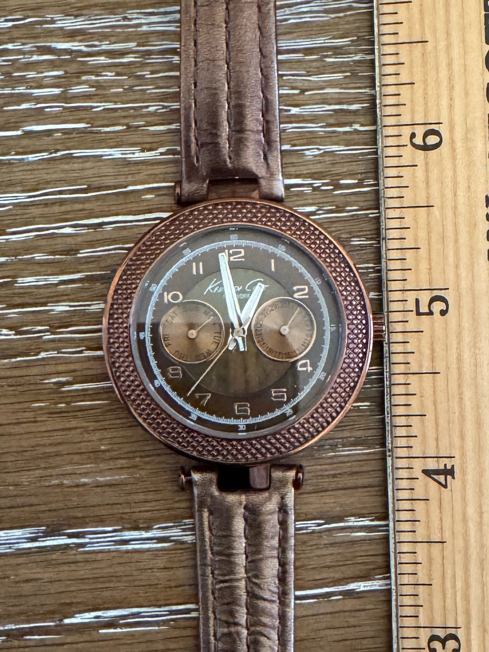 Kenneth Cole Women's Brown l/Bronze plated watch